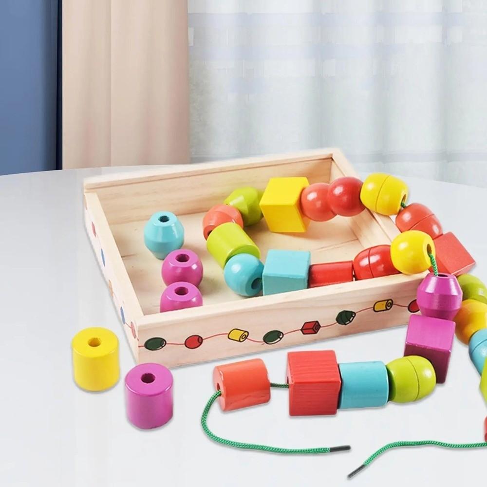 Colorful Wooden Toys Wooden Material Early Educational Toys Color Cognition Toy Preschool Learning