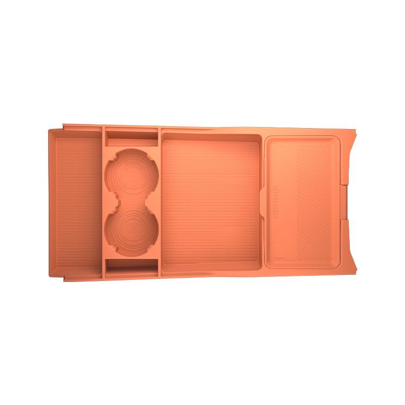 Совместимо с силиконовым контейнером/органайзером/футляром для очков под Formula Leopard Titanium 7 (Модель 25) Центральная консоль.