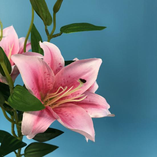 1 шт. поддельный цветок DIY широкое применение экологически чистый портативный цветочная композиция поддельный цветок лилии Декор для вечеринки