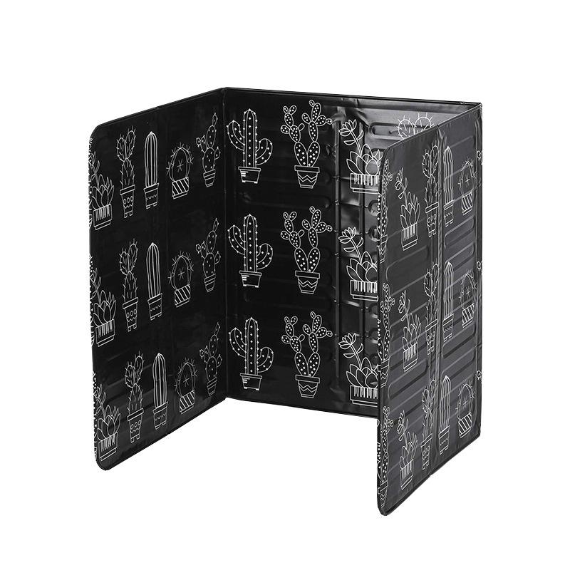 Складной алюминиевый экран от брызг масла с дизайном кактуса для газовых плит