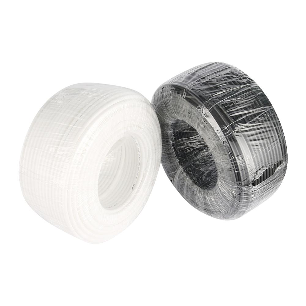 100M/Roll 1/4" PE Water Pipe Low Pressure Misting System Hose ID 4mm OD 6.35mm Garden Watering Irrigation Agriculture Tubing