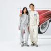 MLB New York Yankees Basic Collection 24FW Crew Neck American Style Sweatshirt Unisex Cream 3AMTB1344-50CRD