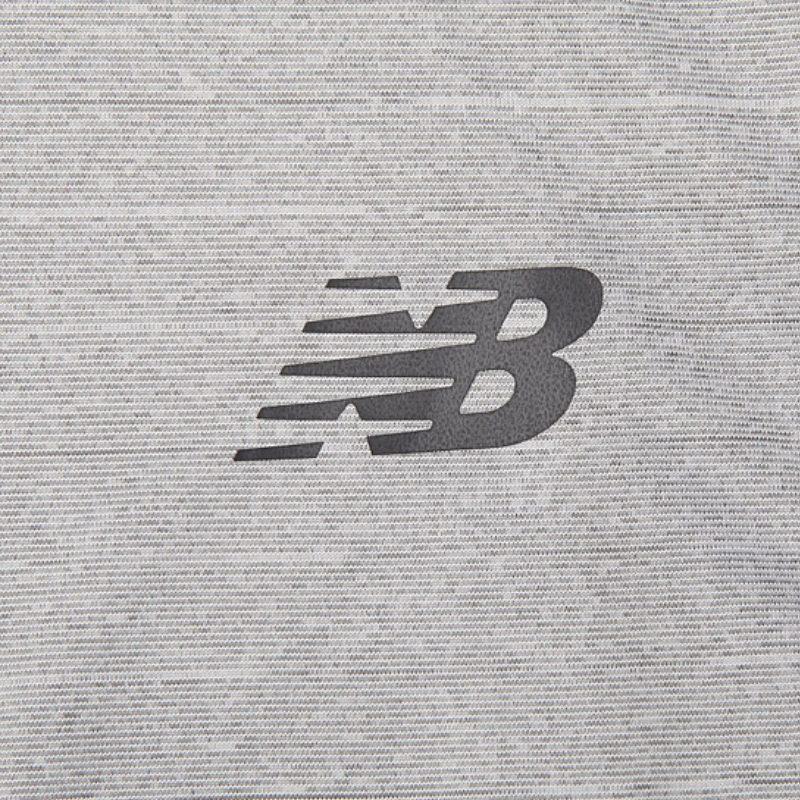 New Balance Футболки Мужские Серые С Круглым Вырезом Умеренный Прямой Крой AMT01012-AG