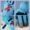 Spider Man Winter Child Gloves Fleece Lined Warm Child Ski Gloves Windproof Cold Proof Cycling Gloves Kids Gift Marvel