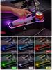 Car USB Charging Colour Light Seat Storage Case Seat Gap Box For Mitsubishi Outlander Pajero Lancer EX Evolution X Ralliart Asx YG1