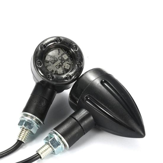 2 шт. универсальные задние поворотные мотоциклетные светодиодные ходовые сигналы стоп-сигнала безопасного торможения