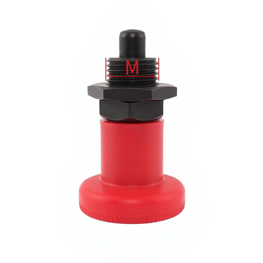 M12/16 Thread Sefl-Locking/Return Type index plunger Spring plungers Plastic Knob Spring Lock Pin Fine Thread Knob Plunger