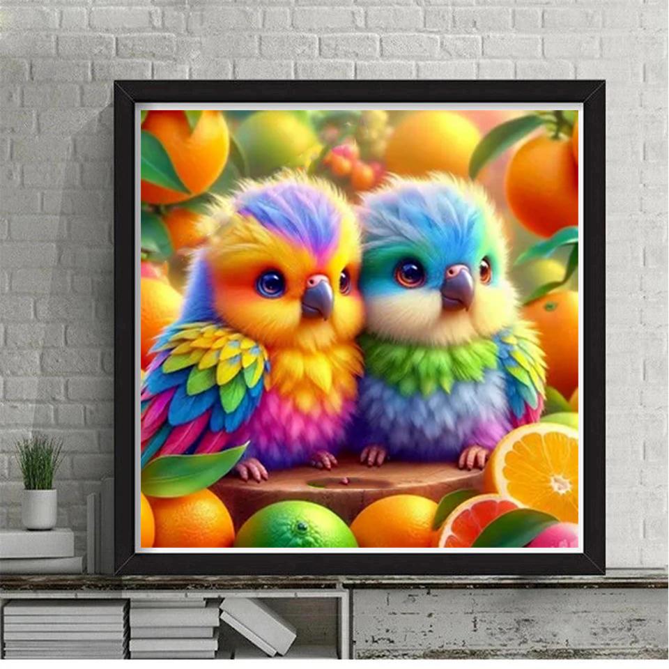 2024 Новая 5D DIY Алмазная Картина Цветок, Птица, Кошка, Животное Мозаика Ювелирные Изделия Вышивка Крестом Вышивка Украшения Для Дома