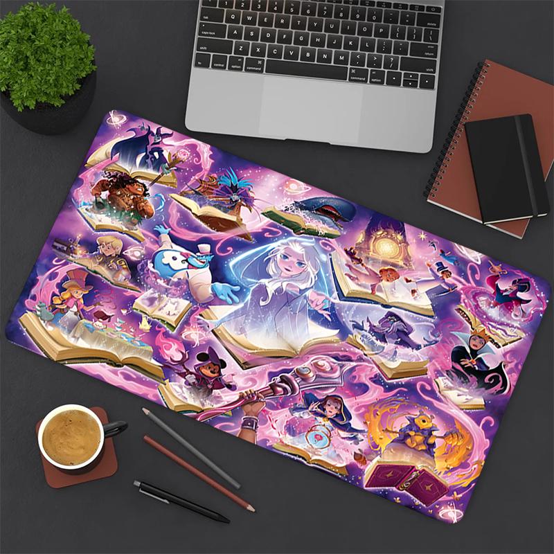 1Pc Magical Fantasy World Gaming Mouse Pad Keyboard Desk Mat Non-slip Rubber Lock Edge Waterproof Computer Mousepad for Office Home Decor Y14