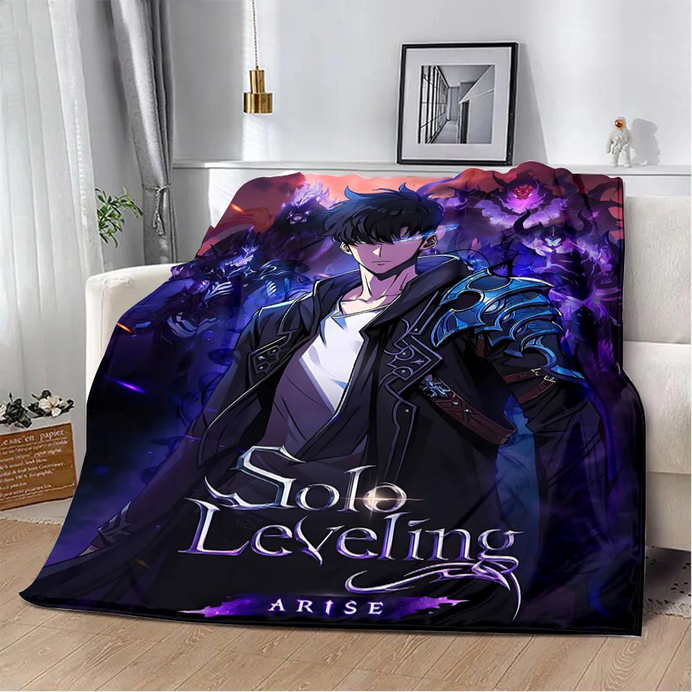 Одеяло Solo Leveling Printed, одеяла для пикника, теплое одеяло, мягкое и удобное одеяло для дома, путешествий, подарка на день рождения