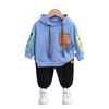 Spring Autumn Baby Boys Girls Cotton Clothes Children Letter Hooded Pants 2Pcs/sets Infant Kid Fashion Toddler Casual Tracksuits