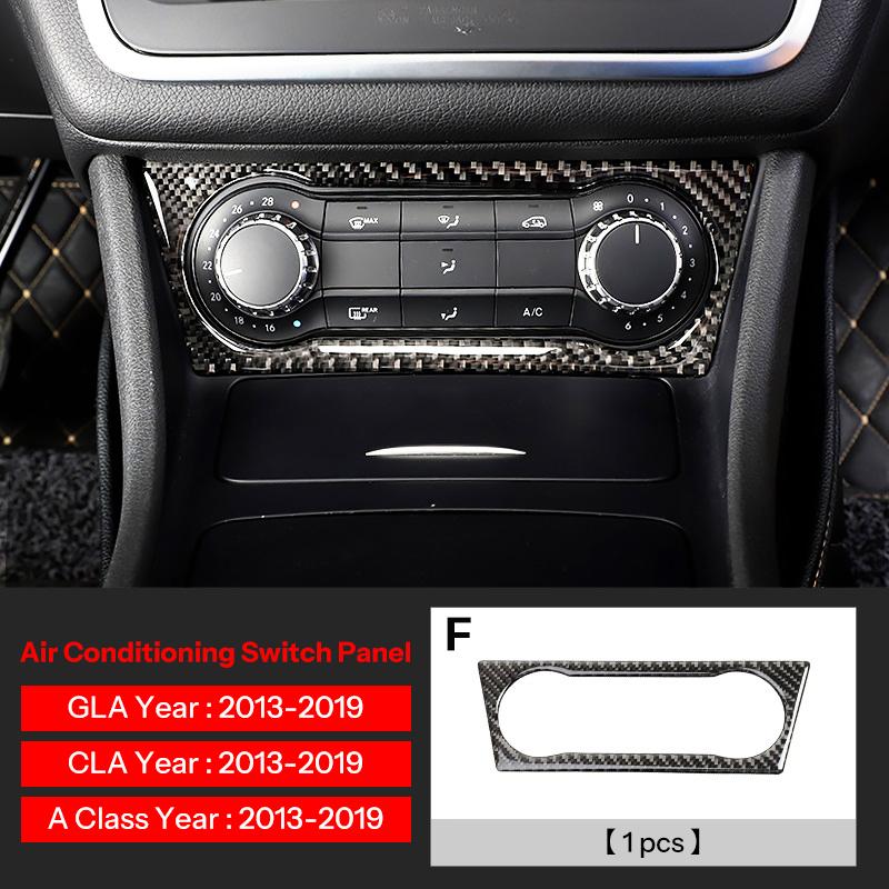 For Mercedes Benz A Class W176 GLA X156 CLA Accessories Car Interior Air Conditioning CD Console Panel Cover Trim Car Styling