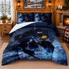 Постельное белье с узором «Тихоокеанский рубеж», комплект из 3 предметов: простыня и наволочки для спальни