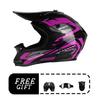 Full Face Off-Road Motorcycle Helmet Adults ABS Material DOT Certified Dirt Bike S M L XL