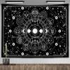 Зодиак Астрология Созвездие Гобелен Инди Хиппи Солнце Луна Гобелен Таро Астрология Алтарь Скатерть Эстетический Декор Комнаты