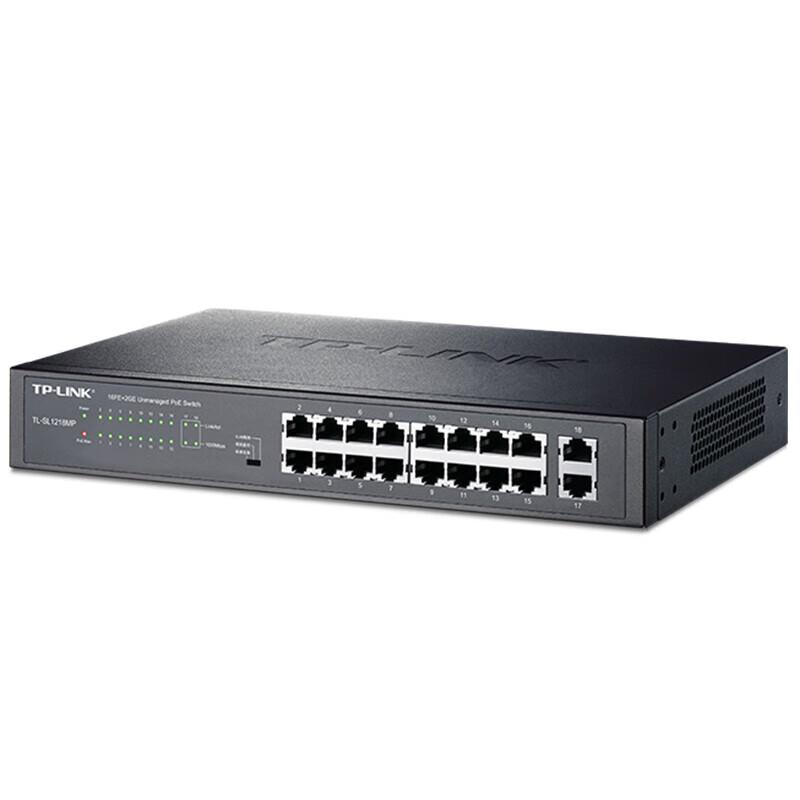 TP-LINK TL-SL1218MP Gigabit Uplink PoE Switch