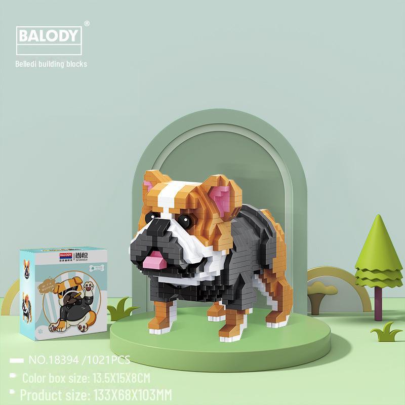 Игрушки-конструкторы Husky & Schnauzer - Милый набор для сборки собак для детей