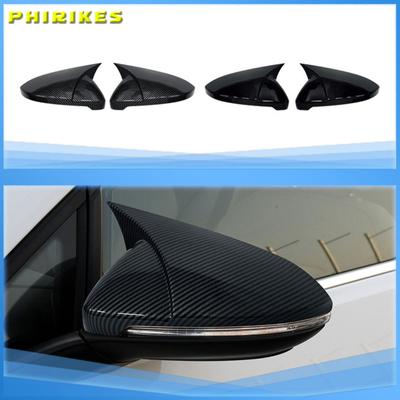 Для VW Golf MK6 MK7 7,5 GTI R GTD Base 2009-2 шт. боковые крышки зеркала заднего вида, колпачки для инструментов, чехол для зеркал, глянцевый черный тюнинг, новинка