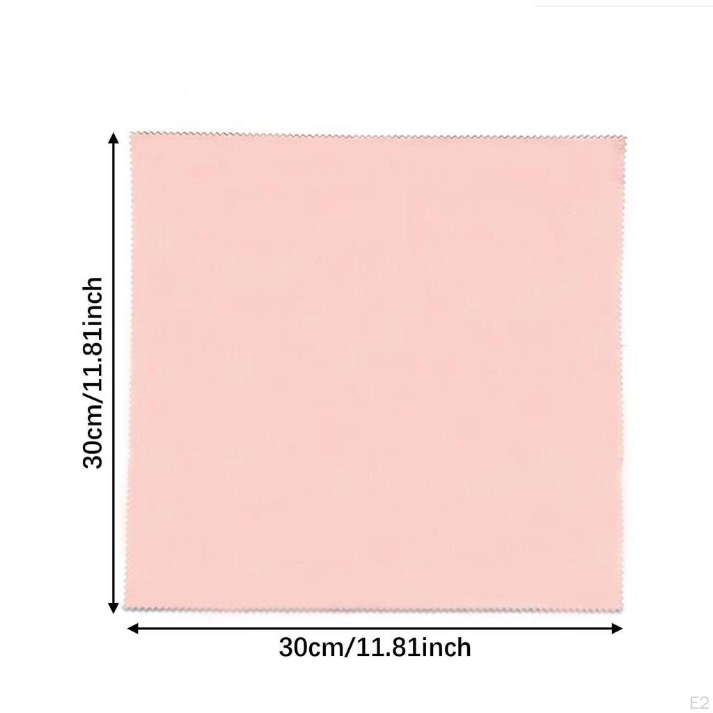 10 Pieces Microfiber Cleaning Cloth for Musical Instruments Towel Care Versatile Reusable Polishing