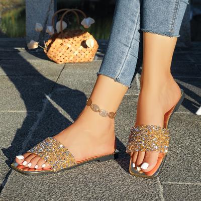 Мода 2025Модные шлепанцы Женские шлепанцы Летние платформы Плоская подошва Уличные Пляжные шлепанцы Нескользящие Мягкая Толстая подошва Zapatos Mujer Шлепанцы