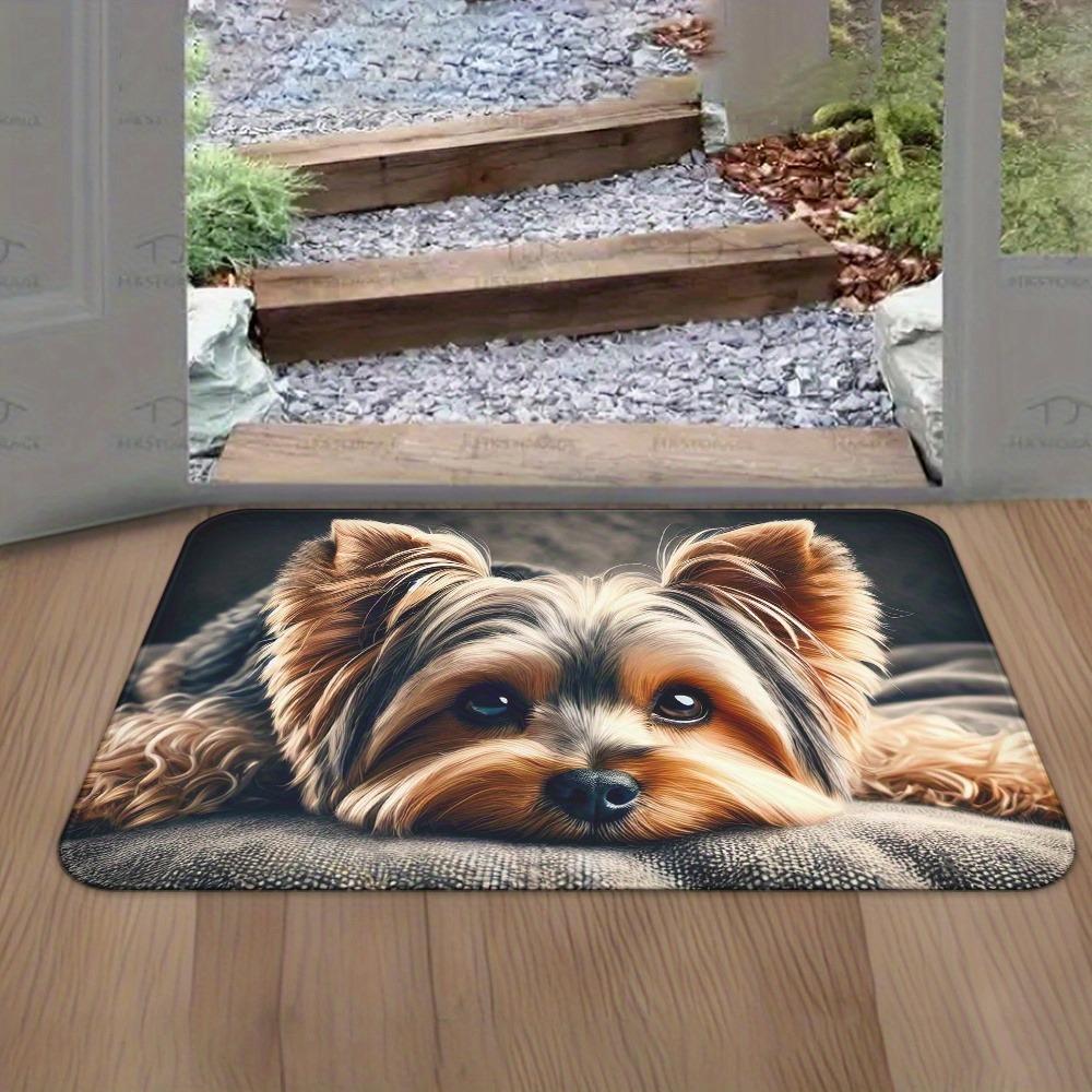 1PC Teddy Dog Pattern Door Mats Kitchen Rugs Non-Slip Pop arts design Bedroom Rugs Bath Mat Carpet for Home Sink Laundry Decor