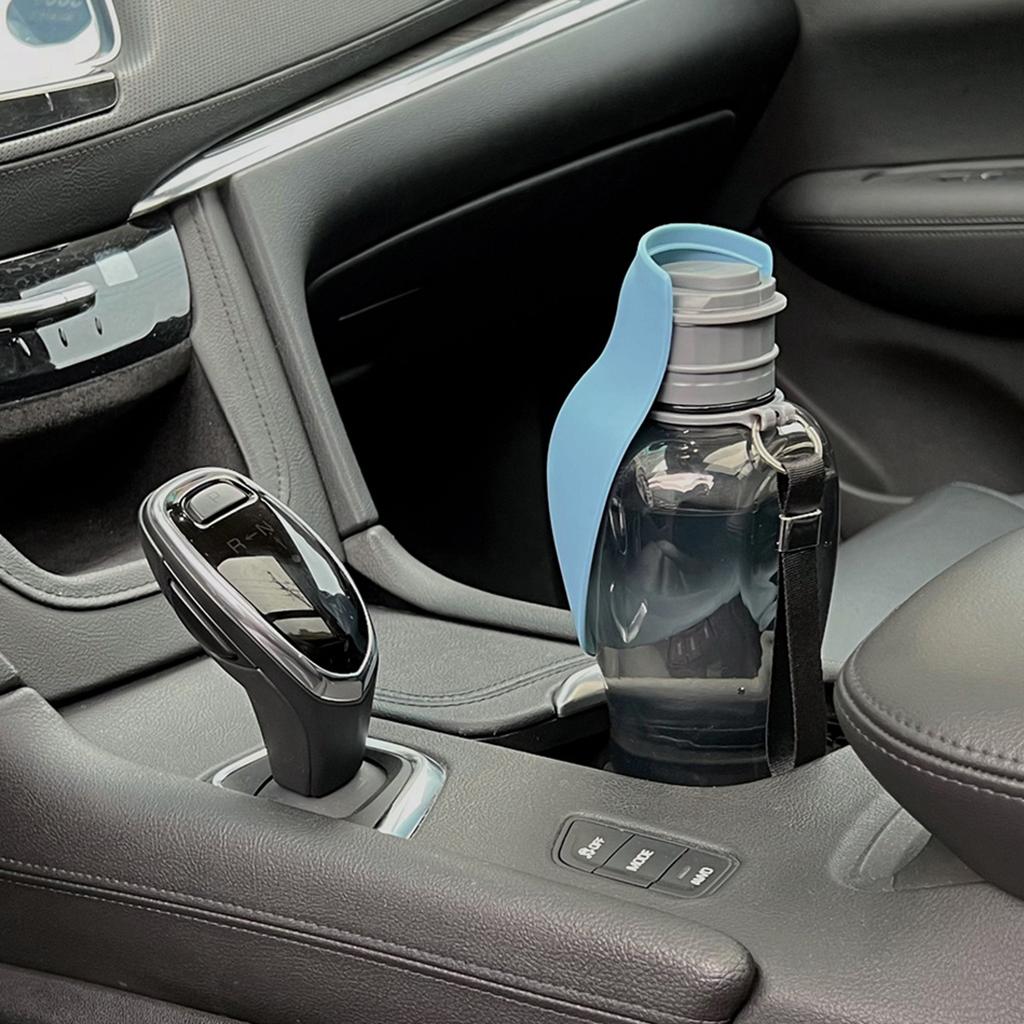 800ml Dog Travel Water Bottle – Leakproof Portable Pet Drinking Cup With Foldable Flip Lid, Large Collapsible Outdoor Walks