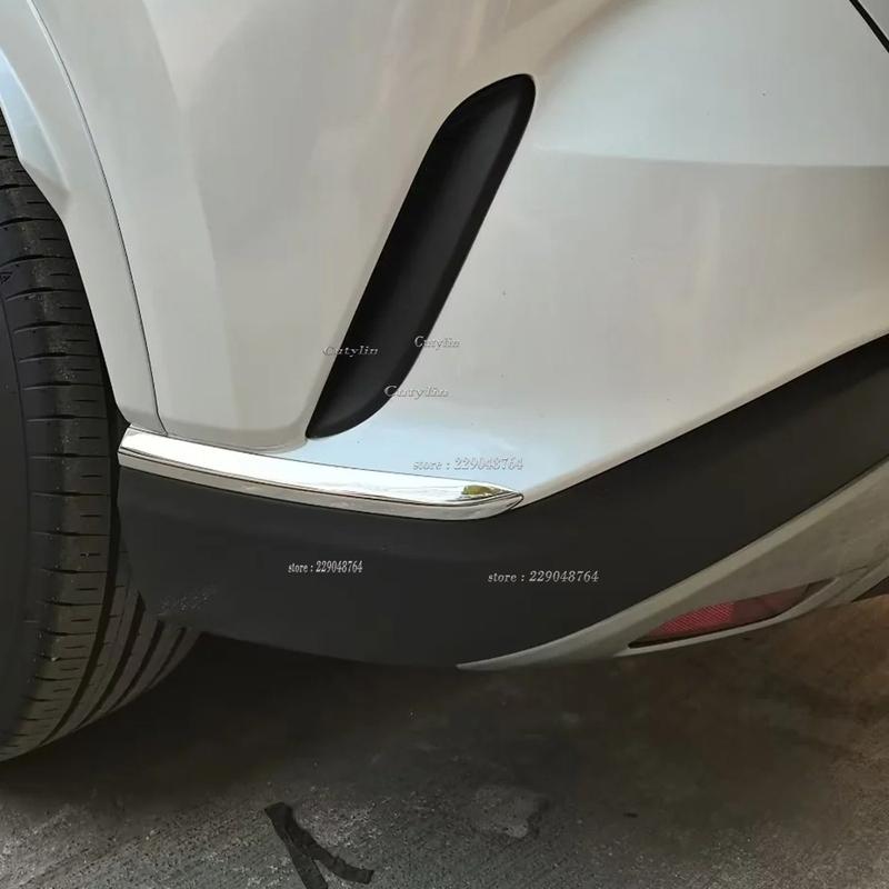 For Lexus RX 350h 450h 500h 2024 Car Front Bumper Corner Cover Trim anti-rub Lip Molding Cover Fram Styling Accessories