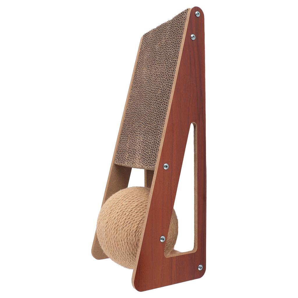 Cat Scratcher Stable Structure Protecting Furniture Large Cat Scratching Pad with Ball Toy for