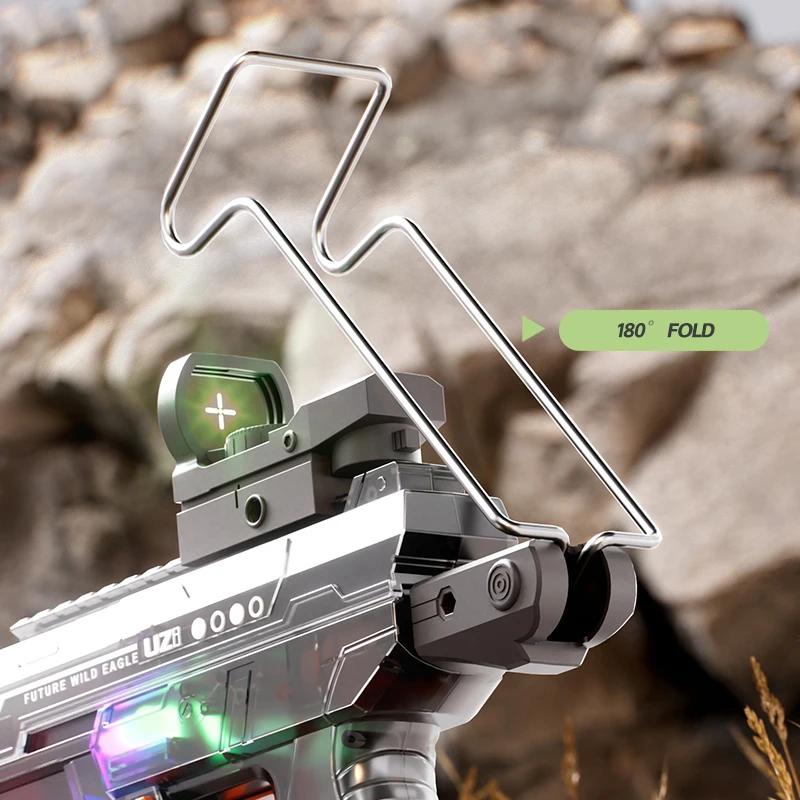 Игрушечный водяной пистолет UZI для игр в бассейне, водяные пистолеты высокого давления для взрослых, летние игрушки для детей