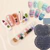 5 Styles 3D Butterfly Embossing Nail Art Silicone Mold Diy Star Flower Angle Wing Pattern Nail Art Combination Decorative Mould