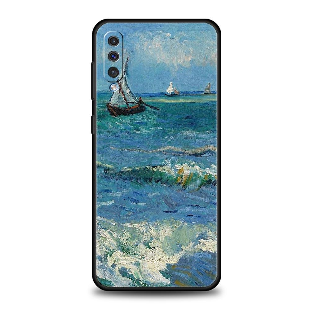 Клод Моне Сад Краски Искусство Чехол Для Samsung A26 A36 A56 A54 A52 A50 A70 A40 A12 A14 A16 A22 A24 A42 A34 A32 5G A06 5G Чехол