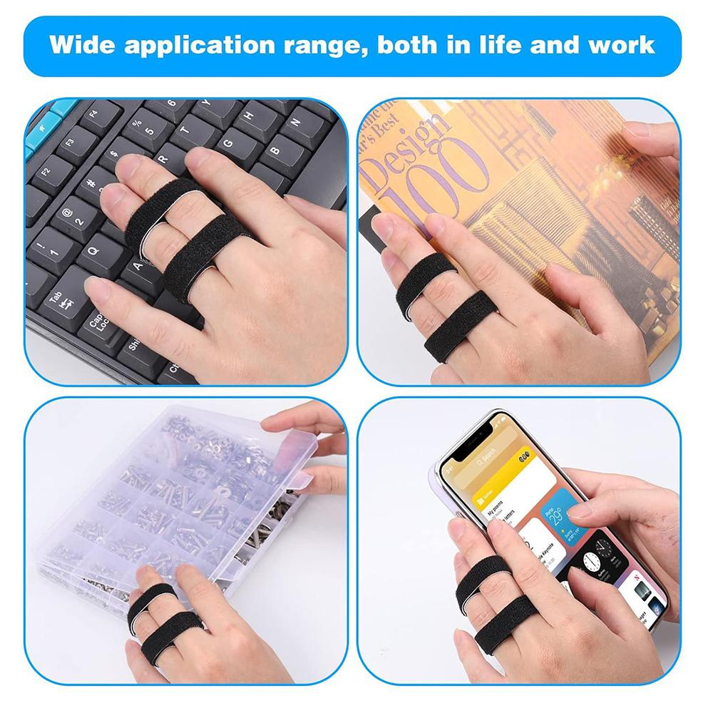 10Pcs Reusable Tape Finger Straps Set For Fingers Correction Support Brace Wraps