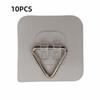 10PCS No-Drill Installation Adhesive Plate Hanging Hook Plate Display Hanger  Home Kitchen