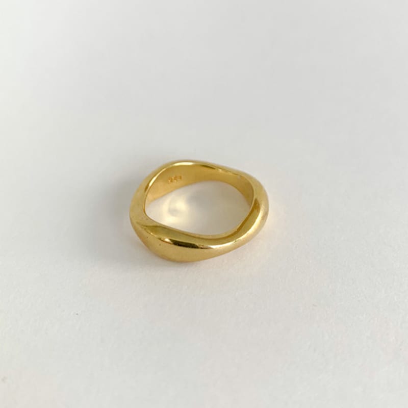 Современное посеребренное кольцо-ангел из золота 14 карат