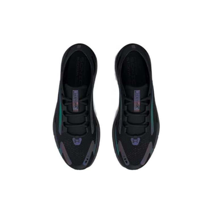 Under Armour HOVR Sonic 5 Comfortable Elastic Cushioning TPU Low-Top Casual Running Shoes Women Sneaker Black 3025895-001