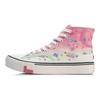Li Ning Line Friends X Classic High-Top Canvas Sneakers Women Sneakers Purple Red AGCQ594-2
