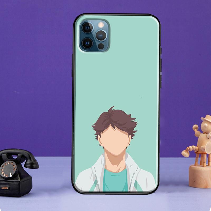 Чехол аниме Haikyuu для iPhone 13 11 14 Pro Max 12 mini полное покрытие для iPhone XR XS Max X 7 8 Plus SE 2020