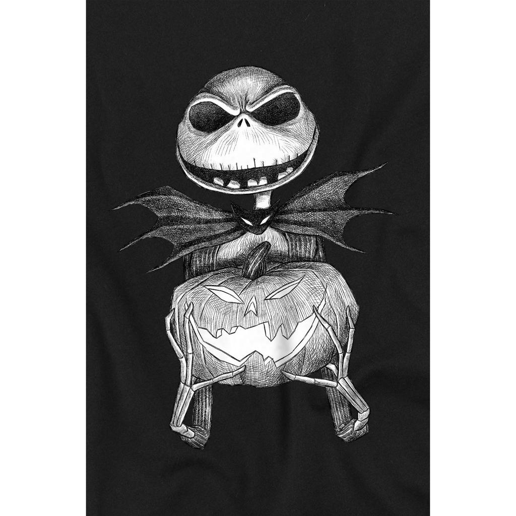 Мужская футболка с эскизом Джека Пампкина из мультфильма «Кошмар перед Рождеством»