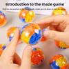3d Maze Cube Sphere With Plastic Construction For Kids Brain Training Gift And