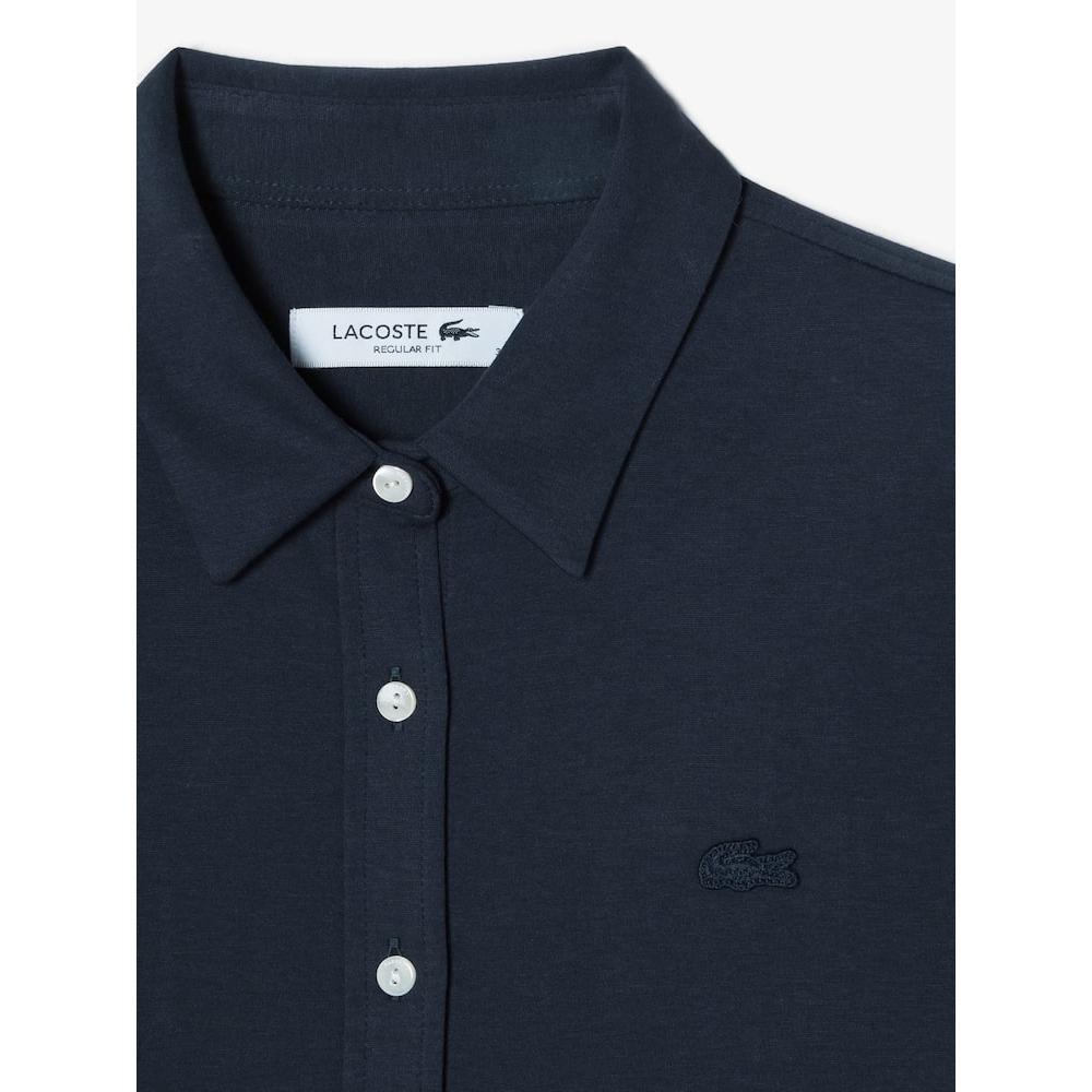 Lacoste Женская рубашка из шелкового джерси Cf352e 54n 166 q2nCf352e 54n166