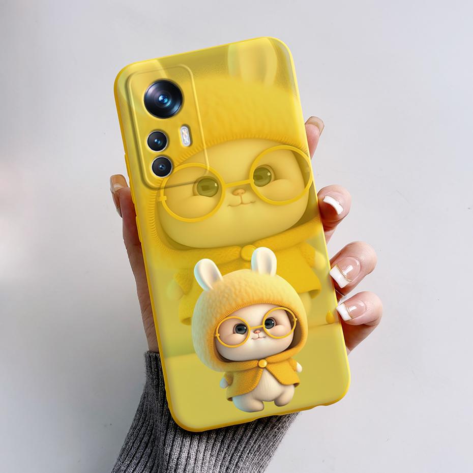 Для Xiaomi Mi 12T 12 T Pro Чехол Милый Панда Жидкий Силикон Чехлы для Телефона Для Xiaomi Mi 12T 12 Mi12 T 12X Lite Pro Мягкий Чехол