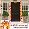 Artificial Maple Leaf Wreath Colorful Leaf Autumns Decoration