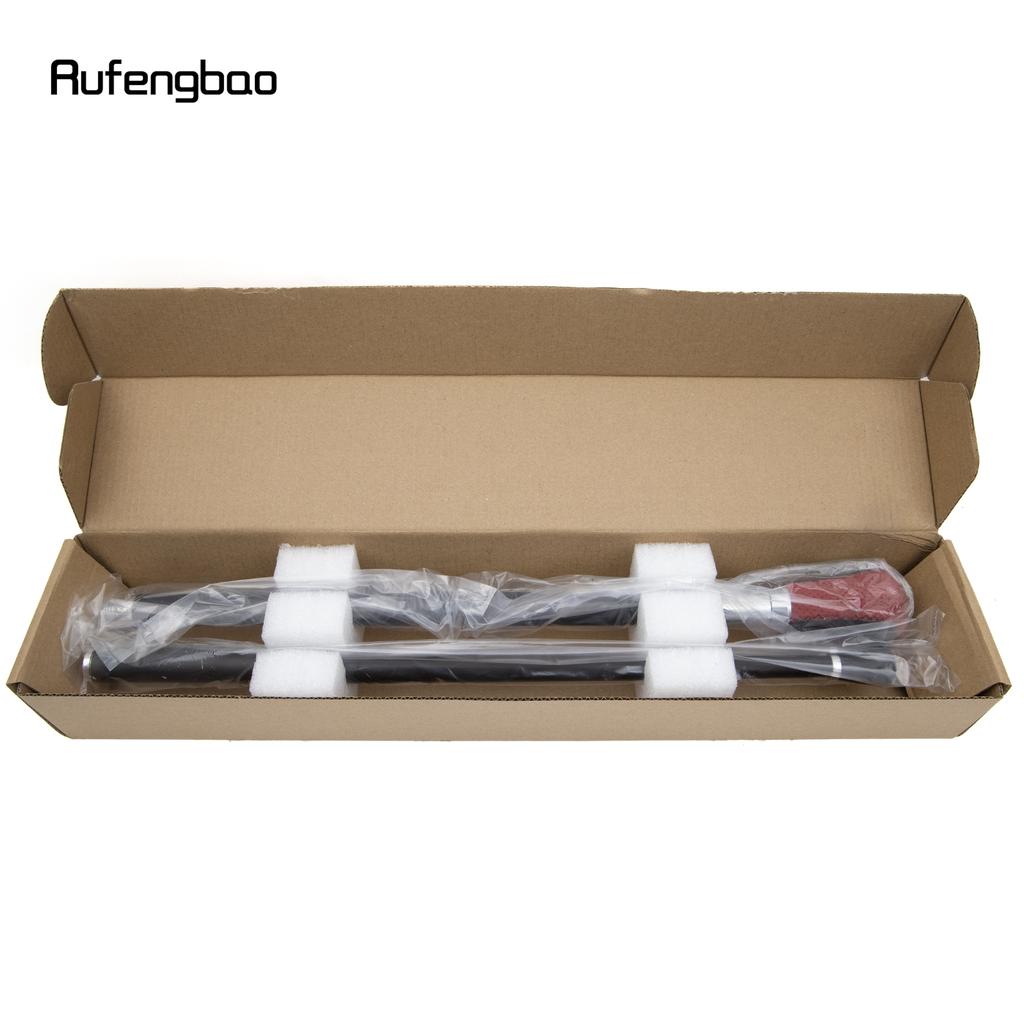 Трость для ходьбы с черным красным номером и серебряным узором, модная декоративная трость для джентльмена, элегантная трость для косплея, посох 93 см