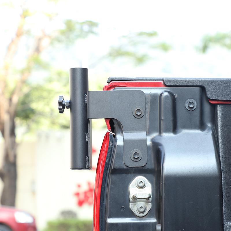 For Toyota Tacoma 2016-2022 Black Carbon Steel Tail Box Hinge Flagpole Bracket Off-Road Antenna Bracket Modification Accessories