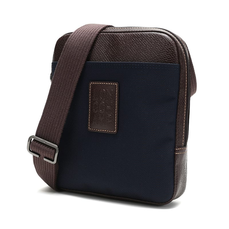 Longchamp Сумка через плечо Boxford из коровьей кожи, Маленькая мужская синяя 1712080127