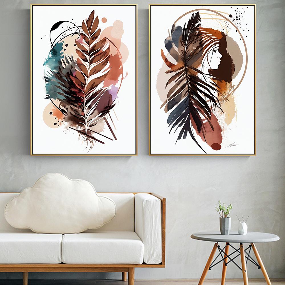 Бохо Растение Листья Флора Поп Арт Матисс Интерьер Скандинавское Искусство Холст Картины Абстрактные Граффити Главная Современная Гостиная Плакаты Печать Офисные Украшения