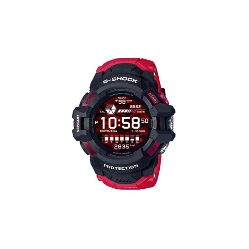 Casio GPS-позиционирование Bluetooth-подключение мультисенсорный ударопрочный и водонепроницаемый кварцевый механизм полимерный ремешок японский и корейский GSW-H1000-1A4