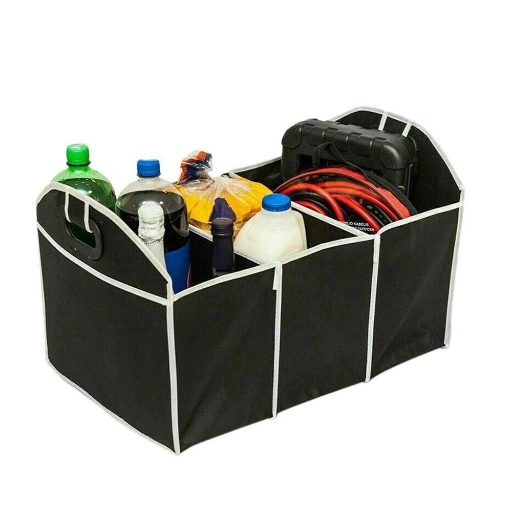 Сумка для хранения вещей из ткани, сумка для хранения и уборки, органайзер для багажника автомобиля
