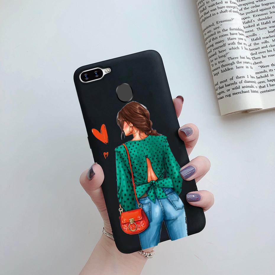 Case For OPPO A5S Back Cover Soft Candy Silicone Pretty Girls Phone Case For OPPO A5S AX5S A7 2018 AX7 A7N A12 Cover Coque Funda