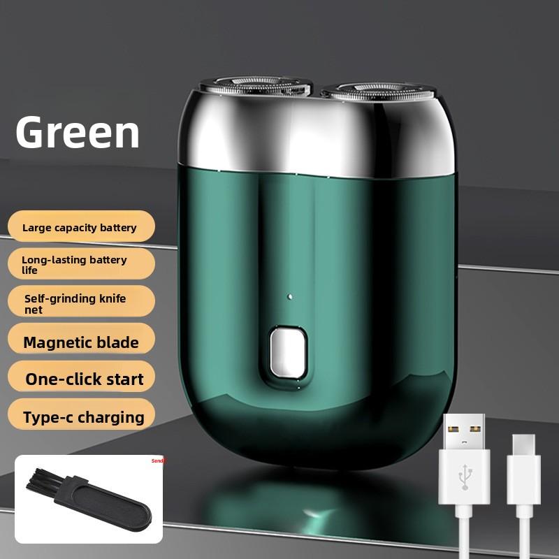 Мини Электробритва Дорожная Портативная Мужская Бритва для Бороды Долговечный Аккумулятор Влажное и Сухое Использование Без Зажима